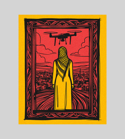 Collab: Debashish Chakrabarty – Drone Womens Tee