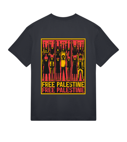 Collab: Debashish Chakrabarty – Free Palestine Mens Tee