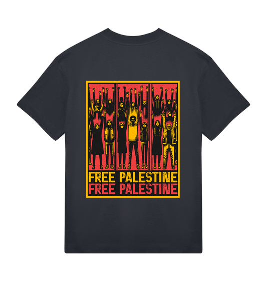 Collab: Debashish Chakrabarty – Free Palestine Mens Tee