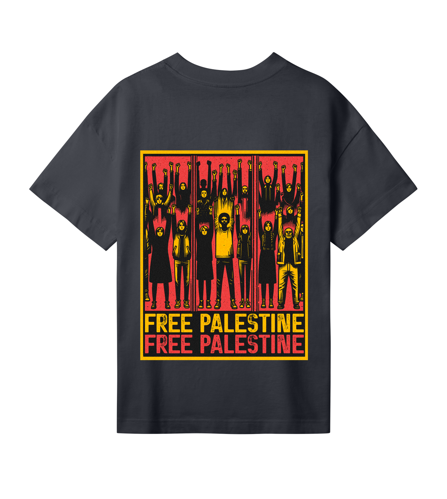 Collab: Debashish Chakrabarty – Free Palestine Womens Tee