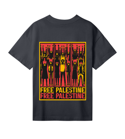 Collab: Debashish Chakrabarty – Free Palestine Womens Tee