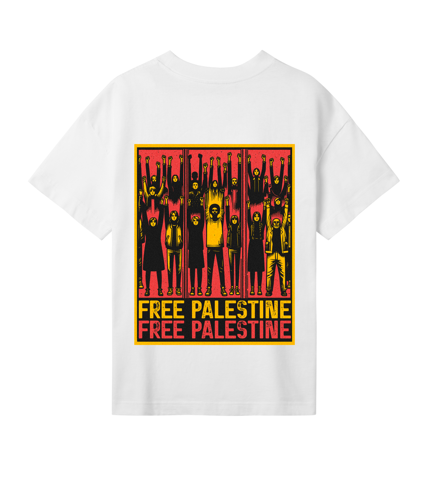 Collab: Debashish Chakrabarty – Free Palestine Womens Tee