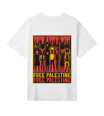 Collab: Debashish Chakrabarty – Free Palestine Womens Tee