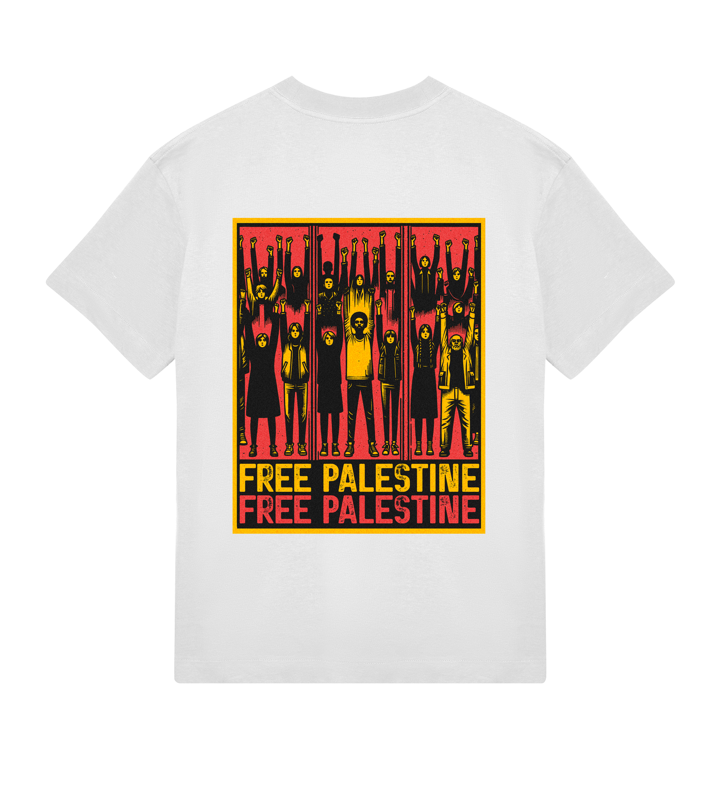 Collab: Debashish Chakrabarty – Free Palestine Mens Tee