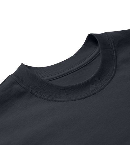 Details of the off-black Men's Boxy Tee