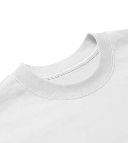 Details of the cuffs 'Filastin' on white Women's Oversized Tee with no print